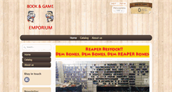 Desktop Screenshot of bookandgames.net