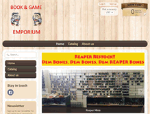 Tablet Screenshot of bookandgames.net